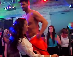 European party hotties seduced wits the stripper