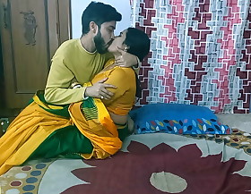 Indian teen boy has hot coition regarding friend's sexy mother! Hot webseries coition