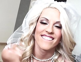 Beautiful Blonde Bride Blanche Bradburry Gives a Mind-blowing POV Blowjob
