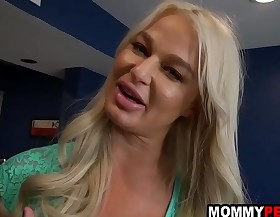 Step mom with big tits with the addition of ass fucks son