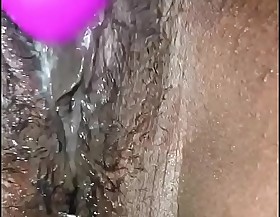 Soaking wet pussy play