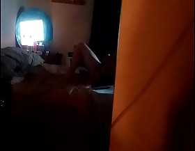 Spying on neighbour fucking her self