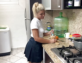 Girl Takes Aged Pervert's Deal to Never Cook Again