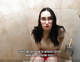 Why step son in fetch toilet concerning step mom? Stepmommy acquire risky cum in coffee - Kisscat