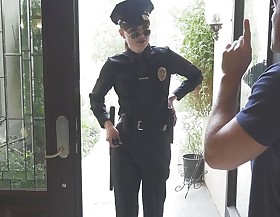 GenderXFilms - Hot Trans Cop Natalie Mars Dickd Down By Scared Hunk