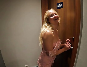 Big Ass Blonde French Teen Gets Fucked Hard By Her Hotel Neighbour For Dior Sneakers !!!