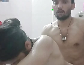 Hardcore rough Sex in bathroom with lover