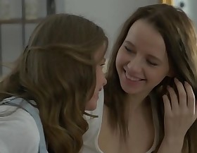 Horny teen couple olivia grace & jacqueline lick their tasty pussies