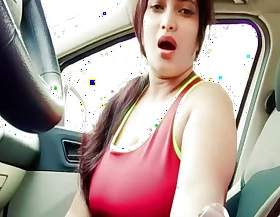 Desi Girl Friend Risky Sex in Car. Sucked Fucked Hanjob Cumshot in Public