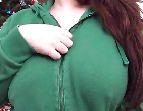 Busty 20yr old effectuation with 36hh pair