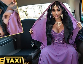 Fake Taxi Bengali nurse takes a big cock in their way her acquisitive Asian pussy with their way big tits abroad