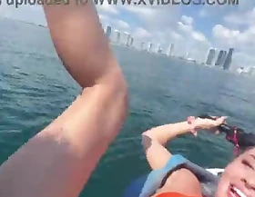 Horny Blonde Getting Her Pussy Drilled Not susceptible A Jetski