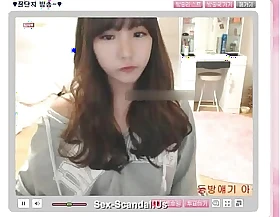 Pretty korean girl recording on camera 6