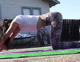 Sexy Yoga Pants Workout