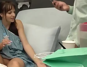 Public Sex in Hospital, Mummy Flash BF Cumshot I Gave Him a Cook jerking and This guy Cums On My Tits