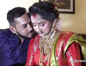 Newly Married Indian Girl Sudipa Hardcore Honeymoon First night sex and creampie - Hindi Audio