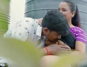 Hindi real Hot Sex at roof! Plz Don't Cum Inside pussy