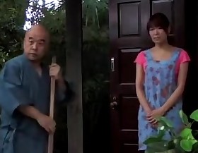 Japanese teen fucks old man 1