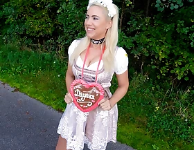 The with greatest satisfaction perverted OKTOBERFEST WHORE Bavaria's AO 3LOCH fucked! XXL Facial cumshot + PISS