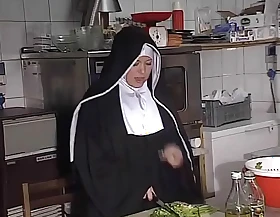 German Nun Assfucked In Kitchen