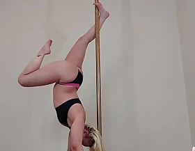 Sexy milf pole dance