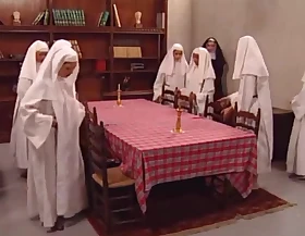 Hot Mother Qualified Yolanda greets young nuns