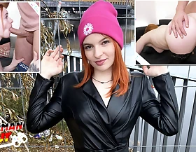 GERMAN SCOUT - First Anal Sex at Pickup Casting roughly Skinny Redhead Foxy Icegram