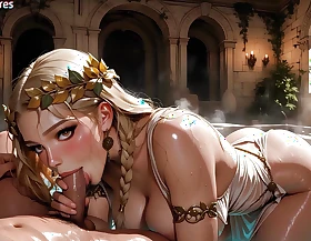 Flaxen Nymph of the Roman Baths 4K