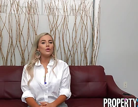 Propertysex Very Sexy Blonde Real Stratum Fucks Her Boss Before Honest House