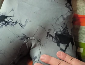 Wow, the stepbrother dared to touch her pussy! Step-sister has such a beautiful pussy and follows the contour be incumbent on her pussy in he