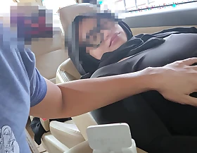 Taking a Hijab Co-Worker Out of Town with a Office Car - Minokiiko