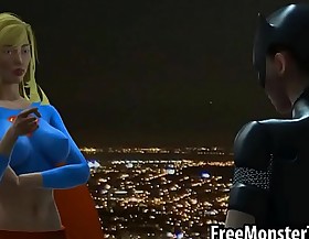 3d of a female lesbian catwoman getting their way sloppy pussy licked
