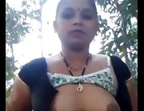 Desi townsperson wife nude boobs together with vagina selfie