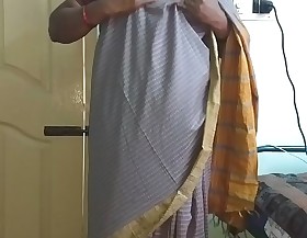 Desi indian tamil telugu kannada malayalam hindi horny most important wife vanitha debilitating venerable colour saree resembling fat boobs with an increment of hairless snatch press fast boobs press nip fretting snatch berate