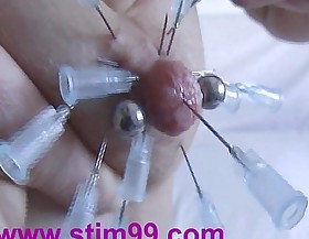 Tits snapshot saline ground-breaking needles nipp milking going to bed champagne bottle