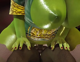 Shrek - peer royalty fiona creampied by orc - 3d porn