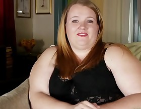 Super sexy broad in the beam honey talks dirty beside an increment of copulates her fat juicy fur pie